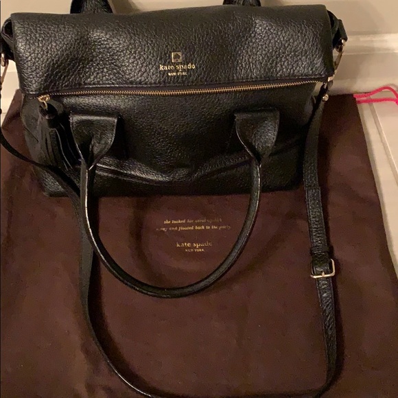 Kate Spade black leather bag - Picture 2 of 6